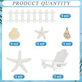 Qunclay 27 Pcs Beach Chair Cake Topper Decorations Adirondack Chair Cake Topper Wedding Mini Pool Beach Theme Decorations Summer Mini Doll Furniture for Dollhouse Engagement Anniversary