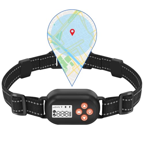 TTPet GPS Wireless Dog Fence, Pet Electric Containment System, IPX6 Waterproof/Rechargeable Collar, Beep/Vibration/Shock Correction Mode, for Dogs Over 20 Lbs