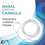 Endure Soft Nasal Oxygen Cannula, 7 Ft, Latex-Free Cannula, Case of 50 (Pediatric, Curved Prong)