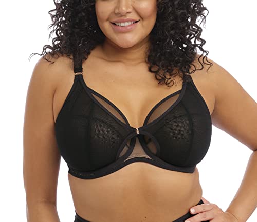 Elomi Women's Kintai Underwire Plunge Bra Black