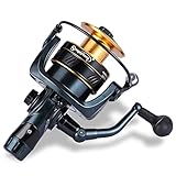 Sougayilang Carp Fishing Reel 13+1 Stainless Steel BB Bait Feeder Spinning Reel for Freshwater and Saltwater-4000