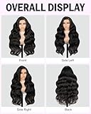 MEGALOOK 6x5 Wear and Go Glueless Human Hair Pre Plucked Pre Cut Lace 12A 220% Density Upgraded Glueless Body Lace Front Wigs Human Hair Real Bleached Tiny Knots 26 Inch