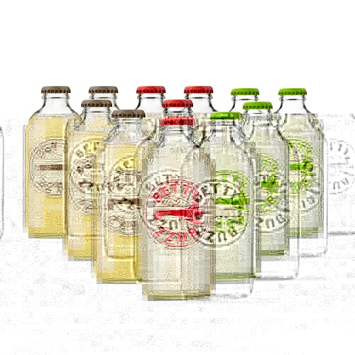 Betty Buzz Premium Sparkling Soda Classic Mixer Variety Pack by Blake Lively (12 pack), Tonic Water, Ginger Beer, Sparkling Lemon Lime, | Real Juice, Natural Flavors, Only Clean Ingredients