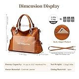 S-ZONE Women Genuine Leather Handbag Shoulder Purse Satchel Tote Crossbody Bag