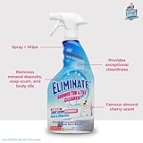 Clean-X Eliminate Shower Tub & Tile Cleaner- 32 fl oz. - Shower Cleaner. Powerful Cleaner removes soap scum and hard water minerals by UNELKO Invisible Shield (2 Pack)