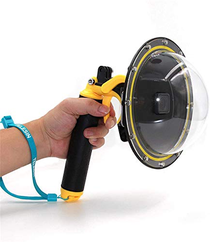 TELESIN Dome Port for GoPro Hero 7 6 5 Black, Underwater Diving Case Camera Lens Cover Lens Protector, with Waterproof Housing Case, Pistol Trigger, Floating Hand Grip, Anti-fog Insert Accessories Kit
