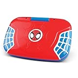 VTech Spidey and his super friends – educational laptop – learning computer with QWERTZ keyboard and letter content, letter sounds, simple addition and subtraction etc. – for