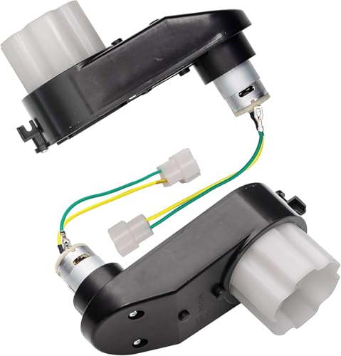 2 Pcs 12V RS390 20000RPM Kids Ride-Ons Gearbox with DC Motor, 390 Motor with Gear Box for Accessories Children Electric Ride On Car and Motorcycle,Extended Driver Card Components Gearbox