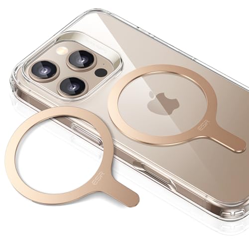 ESR for MagSafe Sticker 360, MagSafe Ring Magnet (HaloLock), 2 Pack Magnetic Ring, Universal Magnetic Wireless Charger Conversion Kit for iPhone 16/16e/15/14/13/12/11, Galaxy S24/S23/S22/S21 and More