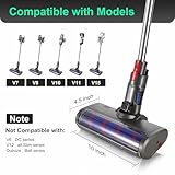 Vietora Eud Soft Roller Brush Cleaner Head for Dyson Cordless Vacuum V7/V8/V10/V11/V15 - Attachment with LED Dust Lights, Quick-Release Design for Effortless Hard Floor Cleaning