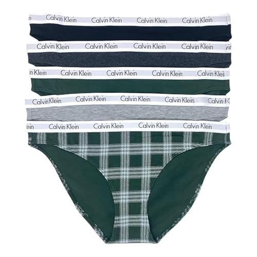 Calvin Klein Women`s Underwear Carousel Bikini 5 Pack (G(QP2135-944)/B, Medium) (US, Alpha, Small, Regular, Regular, Black(qp2135-309)/G_g)