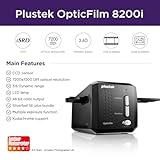 Plustek OpticFilm 8200i SE , 35mm Film & Slide Scanner. 7200 dpi / 48-bit Output. Integrated Infrared Dust/Scratch Removal. Bundle Silverfast SE Plus 9 , Support Mac and PC.