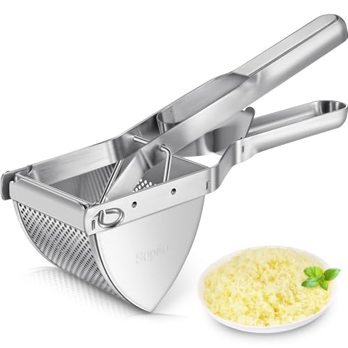 Potato Ricer, Sopito Stainless Steel Potato Masher for Commercial and Home Use, Christmas Gift