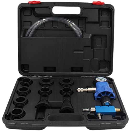 VXKAJESAE Car Coolant System Refiller Kit Car Radiator Coolant System Vacuum Purge & Coolant Refill Tool