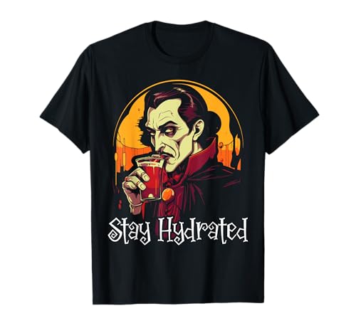 Dracula Halloween Scary Trick Or Treat Spooky Vampire T-Shirt