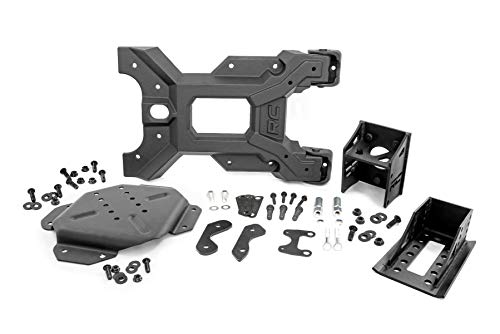 Rough Country Hinged HD Tire Carrier for Jeep Wrangler JK/Unlimited (2007-2018) - Eliminates Tailgate Stress & Weak Hinges, Fits up to 37" Spare Tire