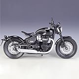 1/12 Scale Bonneville Bobber Motorcycle Model Die cast Metal with Plastic Parts (Black)