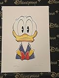 Hand-signed and numbered art print: Donald Duck