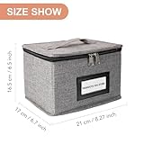 Mingting Die Cut Storage Box,Die Cut Storage Organizer,Fully-Padded Inside with Sturdy Construction, Magnetic Sheets for Dies Storage ,Scrapbooking Paper,Picture,Photo(no magnet sheet)