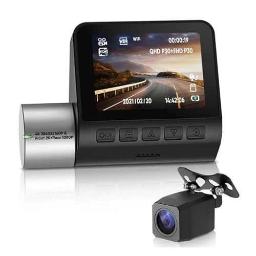 1/2/3PCS WiFi Dash Cam for Car DVR Camera 4K 170° Wide Angle High-definition Night Vision 70mai Optimized A500 Driving Recorder(Style B 1pc)