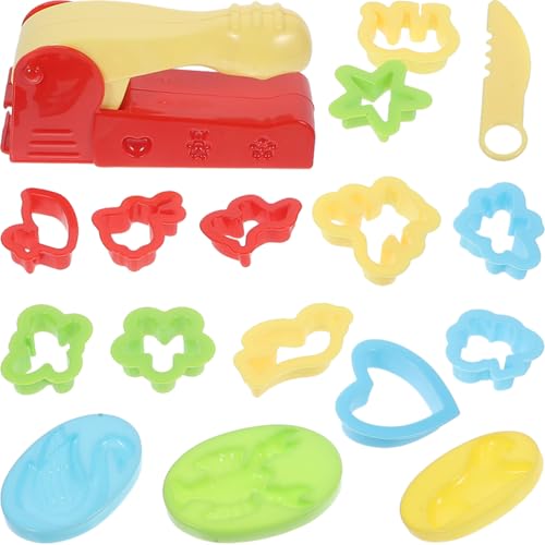 DOITOOL 31Pcs Colored Clay Tools Plasticine Moulds for Creative Play Easy to Use Molds for Imagination and Fun Present Random Color