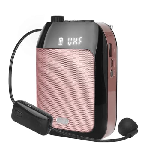 HNJCHE Voice Amplifier Portable for Teaching Lecture Tour Guide TF UDisk Megaphone Microphone Speaker (Color : D, Size : As Shown)