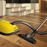 Miele Complete C3 Calima Bagged Canister Vacuum Cleaner with Turbobrush floorhead, Suitable for Low-Medium Pile Carpet and Hard Floors, in Curry Yellow