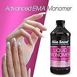 32 oz Mia Secret Liquid Monomer - Professional Acrylic Nail Liquid for Acrylic Powder - EMA monomer acrylic nail liquid