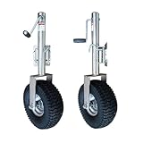 Trailer Jack - Swivel Trailer Tongue Jack, 13.38inch Steel Trailer Jack Wheel Wheel - 2000 Lbs Capacity, for Boat,RV,Trailer,Camper and More (2000lbs)