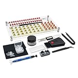 RunJRX 32 Switches Acrylic Lube Station,Switch Lube Kit,Switch Opener,Switch Lube Tool,Keyboard Switch Poron Pads 120Pcs