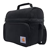 Carhartt Camping Cooler, Worksite Lunchbox, Soft Shell Cooler for Construction Sites, Work and Everyday Use Cooler, Black