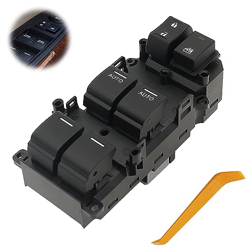 Front Left Side Power Master Window Switch 35750T2AA11 Fit for Honda Accord Sedan EX-L 2013-2017, Front Left Power Window Control Switch Compatible with 13-17 Accord Sedan EX-L Replace # 641-53986
