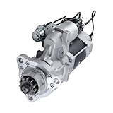 KAMDKI 8200308 New 39MT Starter Fit for Ford Mack Kenworth Freightliner Volvo Heavy Duty Trucks 12V 11T Cummins ISX M11 N14 Caterpillar Delco Rotatable 3103304 8201079