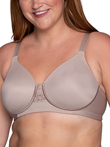 Vanity Fair Women's Beauty Back Full Figure Wirefree Bra (71380-Fashion Colors), Toasted Coconut, 40DD