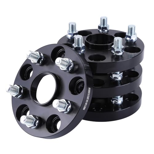 Alikali 4PCS 5x4.72 to 5x4.4 Wheel Spacers 20mm with 5 Lug for 5x120mm to 5x112mm Hubcentric Wheel Adapters with 14X1.5 Studs 72.6mm (Hub Side) to 57.1mm (Wheel Side) Bore Wheel Spacer Adapters