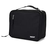 PackIt Freezable Classic Lunch Box, Black, Built with EcoFreeze® Technology, Collapsible, Reusable, Zip Closure With Zip Front Pocket and Buckle Handle, Designed for Fresh Lunches