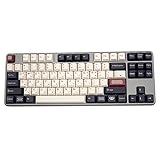 ONECAP 143 Cherry Profiles Keycaps PBT Dye-Sublimated Cherry Profile for Filco/Duck/Ikbc MX Switch Mechanical Keyboard (Korean Version), 138 KEYS