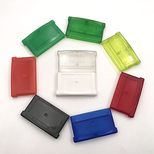 Limentea Colorful Game Card Cartridge Shell Case Box for Gameboy Advance GBA GBA SP NDSL NDS Replacement (Clear)