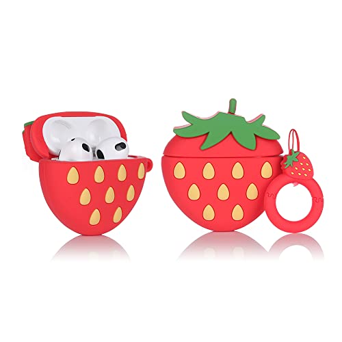 Case for AirPods 3rd Generation Earbuds, Suublg Silicone Cute Case Protective Shockproof Covers with Multiple Styles of Design for AirPods 3