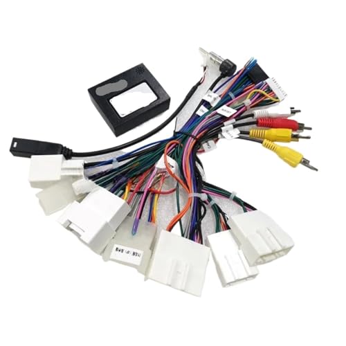 16 Pin Car Radio Stereo Wiring Harness Cable Adapter Android Compatible for Toyota All Version Support 2010 JBL Android 2 Din GPS Radio Car