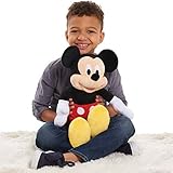 Disney Junior Mickey Mouse Large Plush Mickey Mouse, Officially Licensed Kids Toys for Ages 2 Up by Just Play