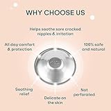 Koala Babycare The Original Silver Nursing Cups - Nipple Shields for Nursing Newborn -Breastfeeding Essentials - Protect and Soothe - Tri-Laminate Silver - Standard Size