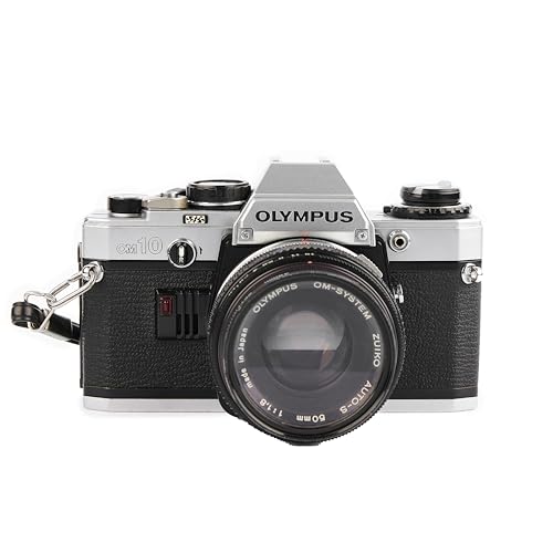Olympus OM-10 OM10 35mm SLR Film Camera with Manual Focus Om Mount System Lens (Renewed)