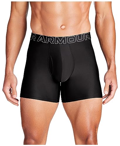 Under Armour Men's Multi-pack Standard Tech Boxerjock Boxer Brief, 6" Inseam, All-Day Comfort