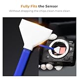 K&F Concept 24mm Full Frame Sensor Cleaning Swab*10 + 20ml Sensor Cleaner, DSLR SLR Digital Camera CMOS and CCD Sensor Cleaning Swab Kits for Nikon Sony Canon Camera Clean