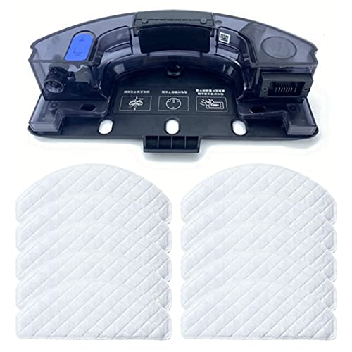 Replacement Water Tank for Ecovacs Deebot OZMO T8/T8+/T8MAX/T8 AIVI OZMO PRO Vacuum Cleaner Parts, with 10 Disposable Mop Cloth