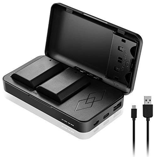 JYJZPB NP-FZ100 Battery and A7iii Battery Charger for Sony A7IV, Sony A7III, A1, Alpha A7RIII, A7R IV, A9, A9 II, A6600, A6700, Alpha 9S, A7R3 A7S III, A7 RIII Battery, 2 Pack