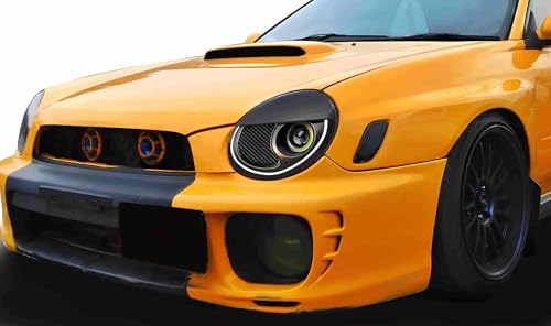 Compatible with 2001-2007 Impreza WRX Custom Headlight Air İntake V2 (Driver Side)