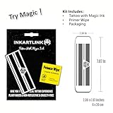 INKARTLINK semi-permanent temporary tattoos, realistic arm tattoos, waterproof and non-reflective, exquisite packaging, unique design (Armband 4)