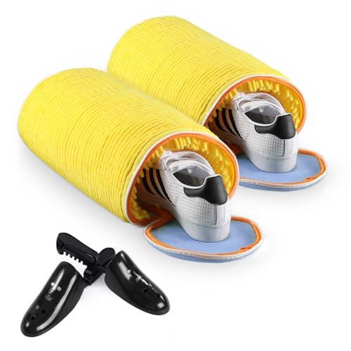 Teletrogy Shoes Laundry Bag Keep Shoes Clean, Shoe Wash Bag for Washing Machine, Reusable and Durable Zipper Shoe Washing Bag, Sneaker Tennis Shoe Cleaner Kit Include Pair of Adjustable Shoe Trees